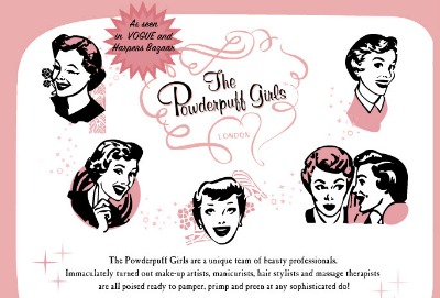 Vintage style poster from Powderpuff Girls Vintage style poster from Powderpuff Girls