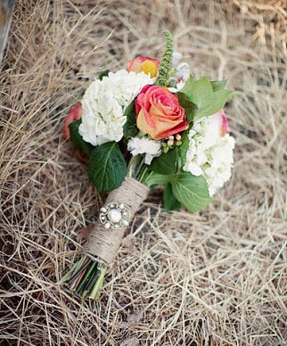 katie neal photography rustic style wedding bouquet