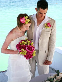 matt adcock tropical wedding bouquet