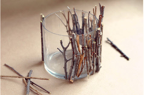twig candle holders 2 making a twig candle holder