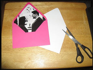 DIY final envelopes DIY wedding envelopes