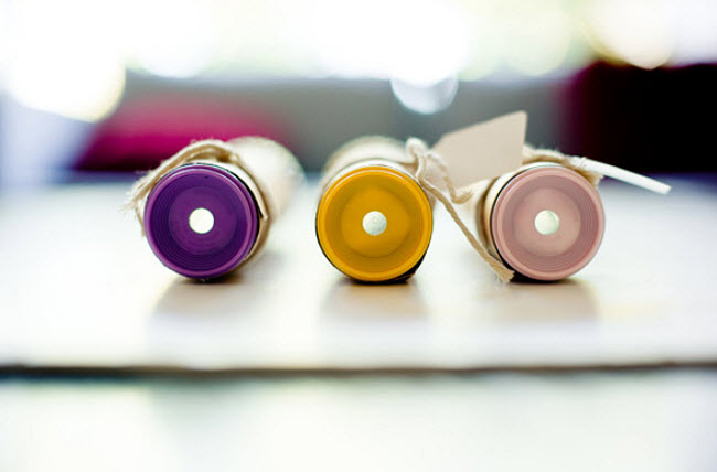 DIY Kaleidoscope Escort Cards