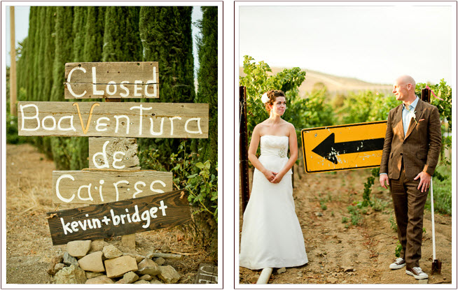 A Barn Yard Wedding complete with a School Bus