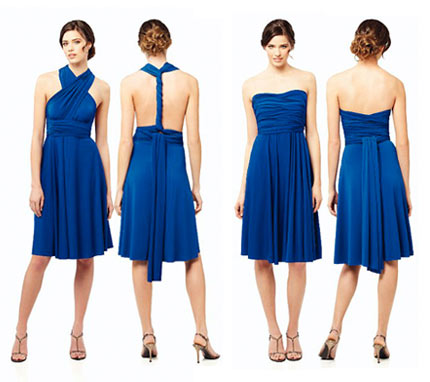 Bridesmaids Dresses with a Twist: One Dress, Endless Styles