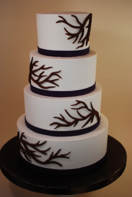 Bare branch cake by Cup a Dee Cakes bare branch design tiered cake