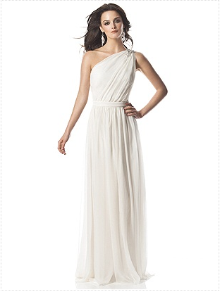 destination wedding dress by Dessy one shoulder destination wedding dress by Dessy