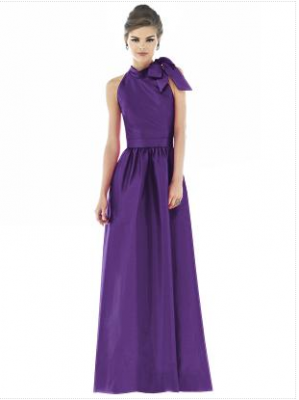 long purple bridesmaid dress long purple bridesmaid dress with shoulder bow