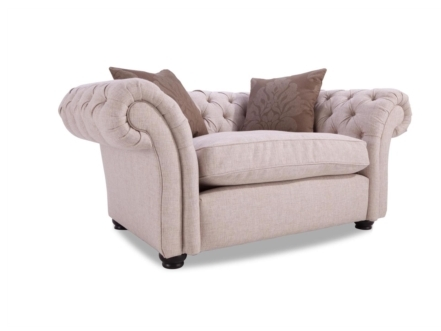 Langham Snuggler Chair from Furniture Village Buttonback armchair perfect for a wedding gift list