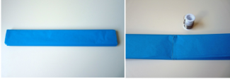 Tissue paper pom poms tissue paper in blue