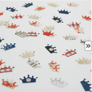 Diamond Jubilee wedding confetti