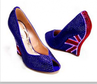 Aruna Seth shoes Union Jack shoes