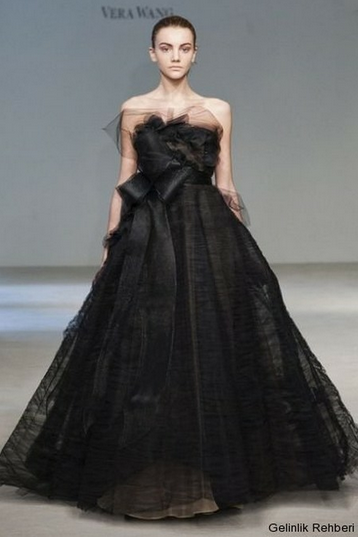 Black Wedding Dress Black Wedding Dress by Vera Wang