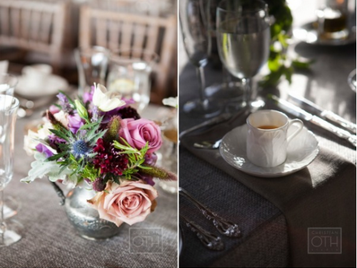 Via Style Me Pretty Table decoration with roses