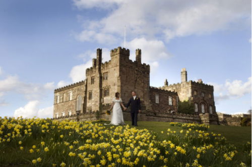 Ripley Castle in Yorkshire weddings in a castle