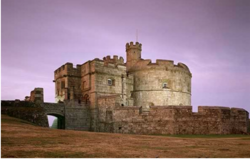 Pendennis Castle weddings in a castle
