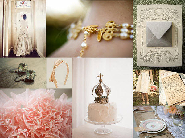 Wedding Inspiration: Romantic Wedding Styleboard