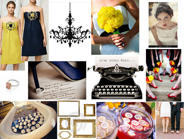 navy and yellow wedding navy and yellow wedding