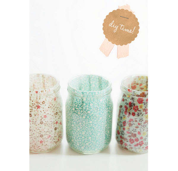 Wedding Decoration Idea: DIY Mason Jar Votives