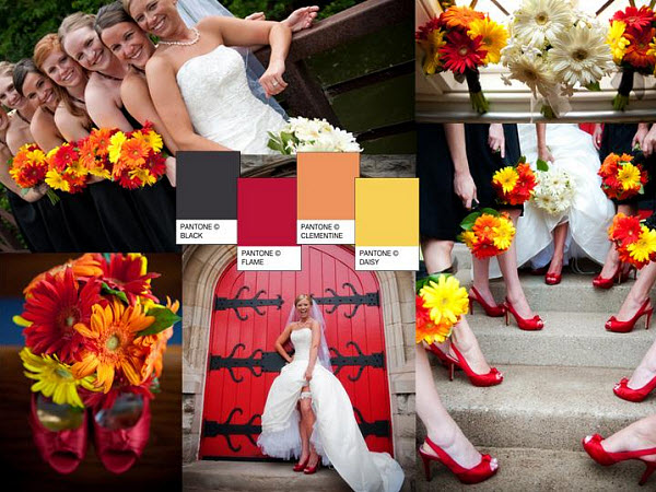 Wedding Inspiration: Bold Wedding Colors