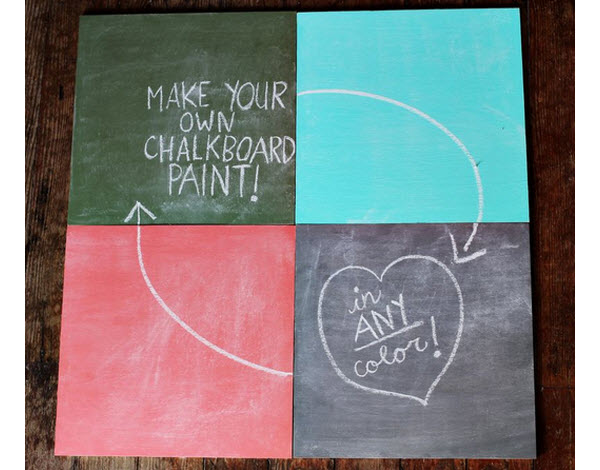 Wedding DIY: Colored Chalkboard Paint
