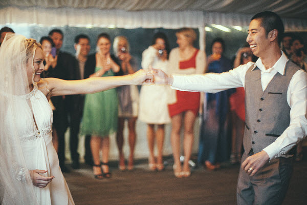 wedding reception ideas bride and groom first dance