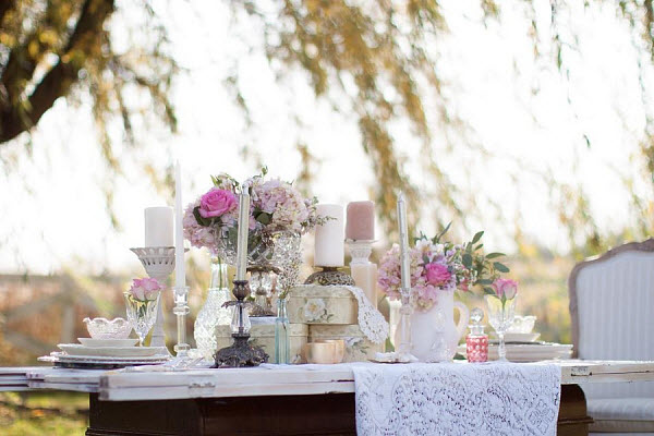 pink vintage wedding decorations pink vintage wedding table
