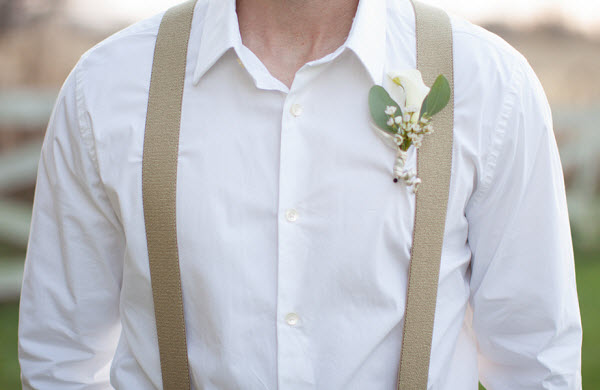 vintage groom groom with white bout