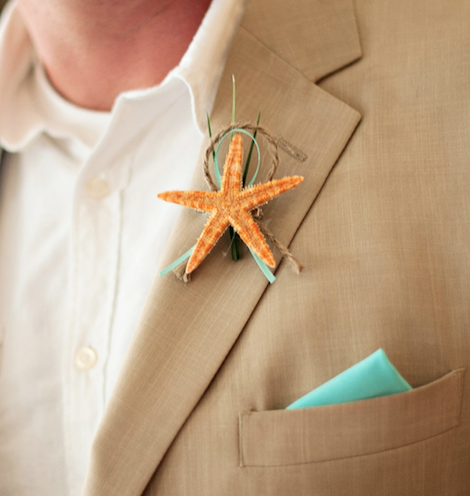 Kristen Weaver photography Starfish buttonhole