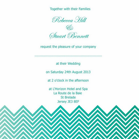 Idea 9: An ombre wedding invitation by AnanyaCards.com