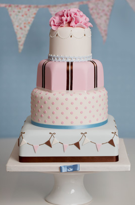 countryside wedding cake