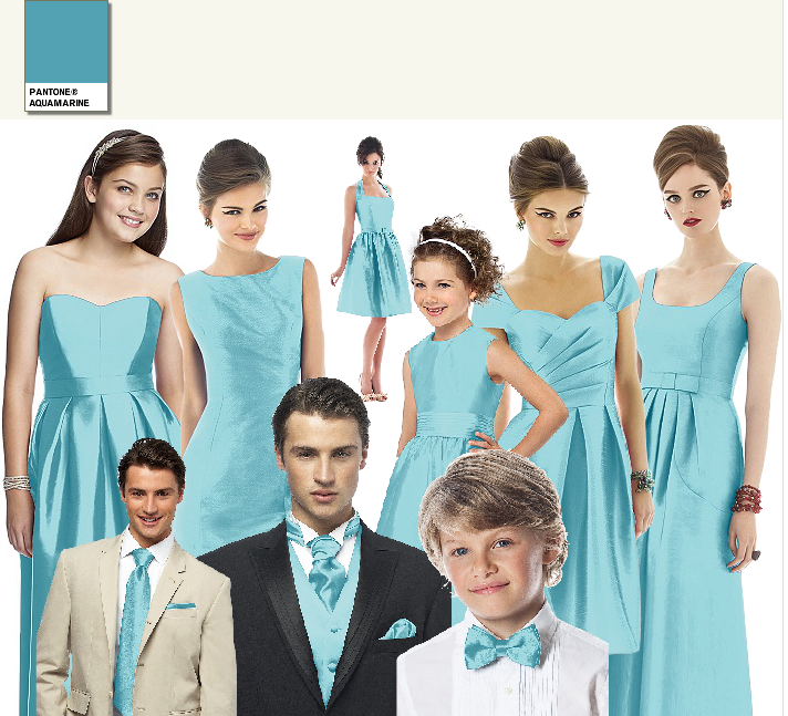 acquamarine bridal theme