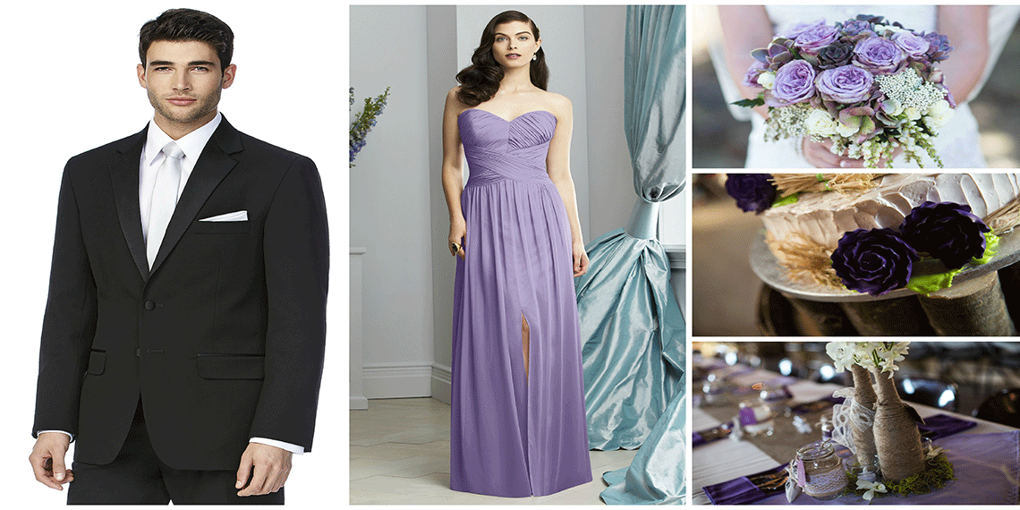 A Violet Inspired Summer Wedding