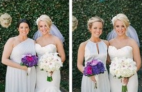 Dessy Bridesmaids dress frost