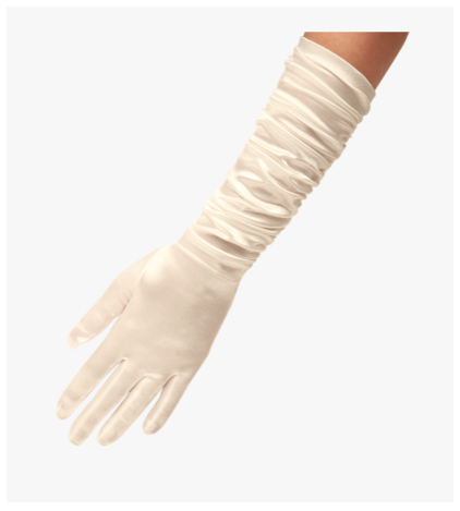 Hermione duchess satin glove Cornelia James