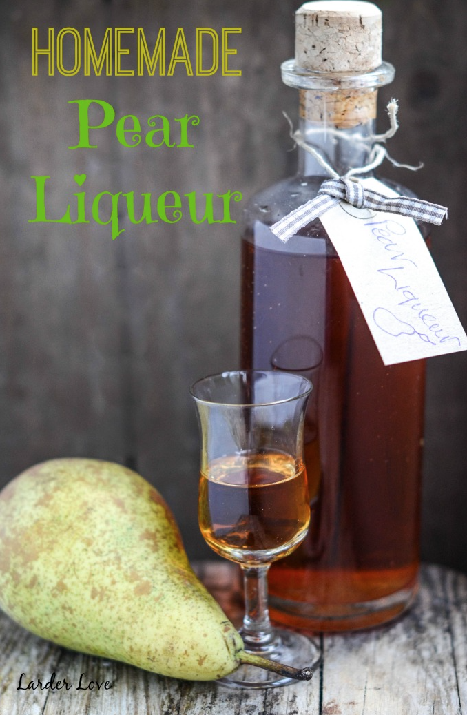 Pear Liquer from Larder Love