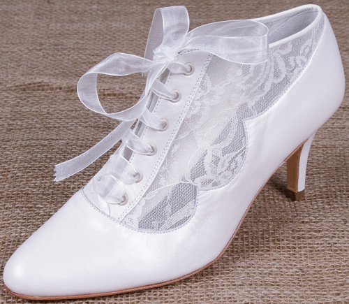 Lindsay May's Miranda wedding shoes from bridalshoesuk.co.uk/ Winter wedding boots