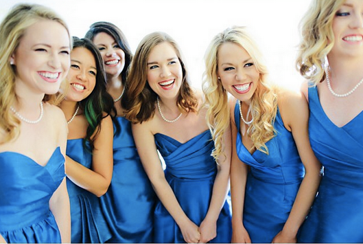 teenage bridesmaids