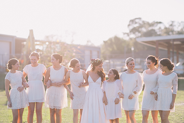 mix and match bridal party - Black Hue Photography