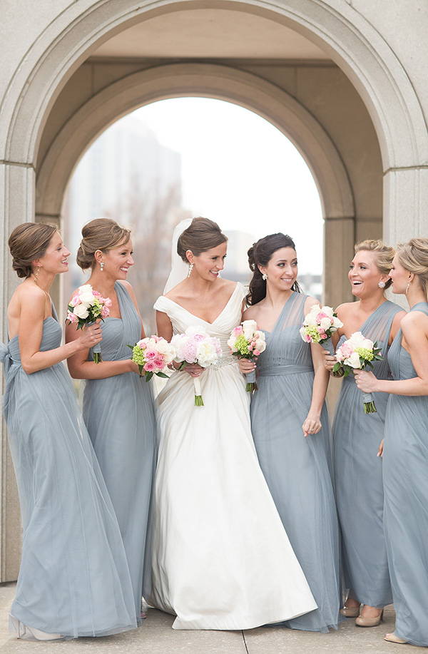 gray bridesmaid dresses -
Maria Harte Photography