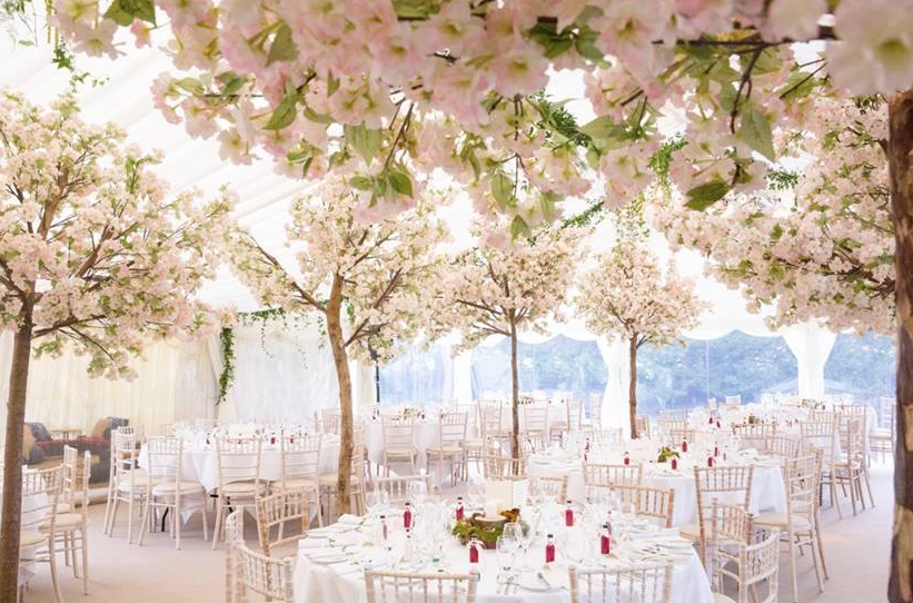 artificial blossom trees