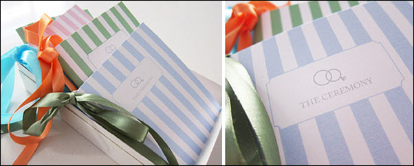 DIY Wedding Programs