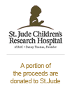 A portion of the proceeds are donated to St. Jude Children's Hospital