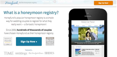 Honeyfund - The Top Honeymoon Registry Website 